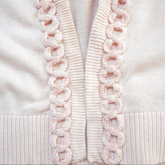 karl lagerfield / pink cardigan - Picture 6 of 9
